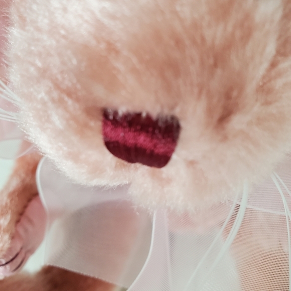 2/$25  Plush Bunny Peachy Rose 6.5" H - Picture 12 of 16